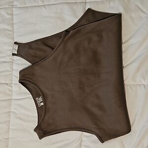 OQQ Bodysuit, crew neck
